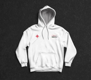 Sweat à capuche bicolore Mana Line | Carreau