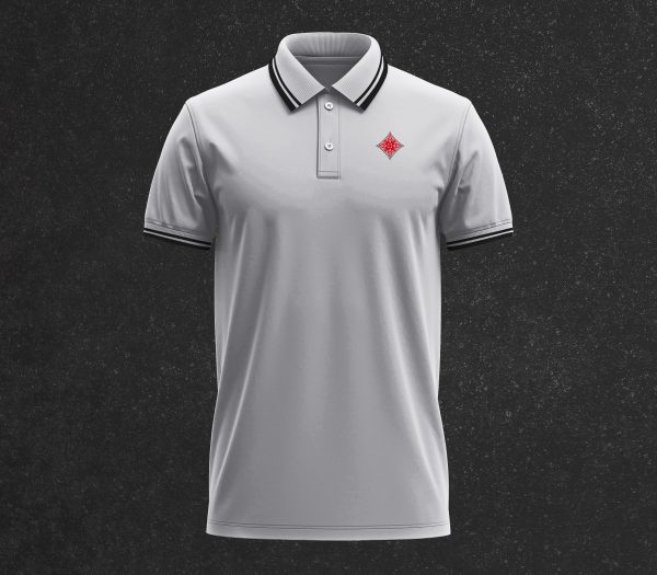 Polo à liserés contrastés Mana Line | Carreau