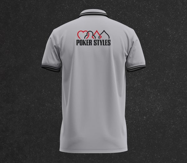 Polo-liseres-Coeur-Gris-noir-dos Polo à liserés contrastés Mana Line | Cœur