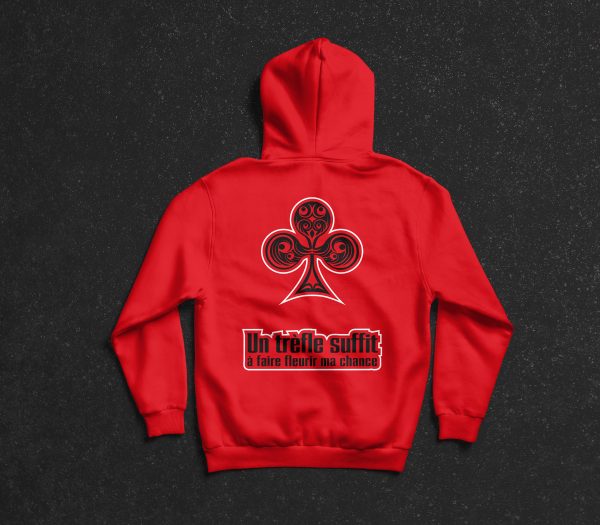 Sweat à capuche bicolore Mana Line | Trèfle