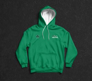 Sweat à capuche bicolore Mana Line | Trèfle