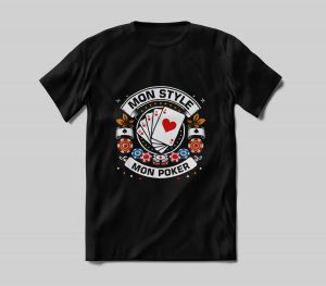 Tshirt-classique-Monpoker-Noir T-shirt classique | Mon Style Mon Poker
