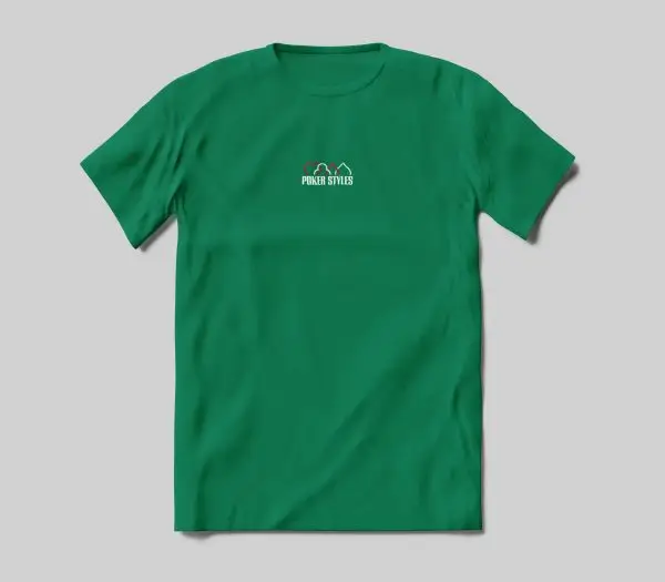 Tshirt-Poker-style-vert T-shirt brodé | Poker Styles