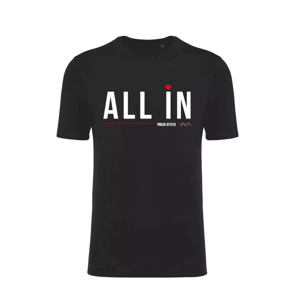 T-shirt All in POKER STYLE NOIR T-shirt All in POKER STYLE NOIR